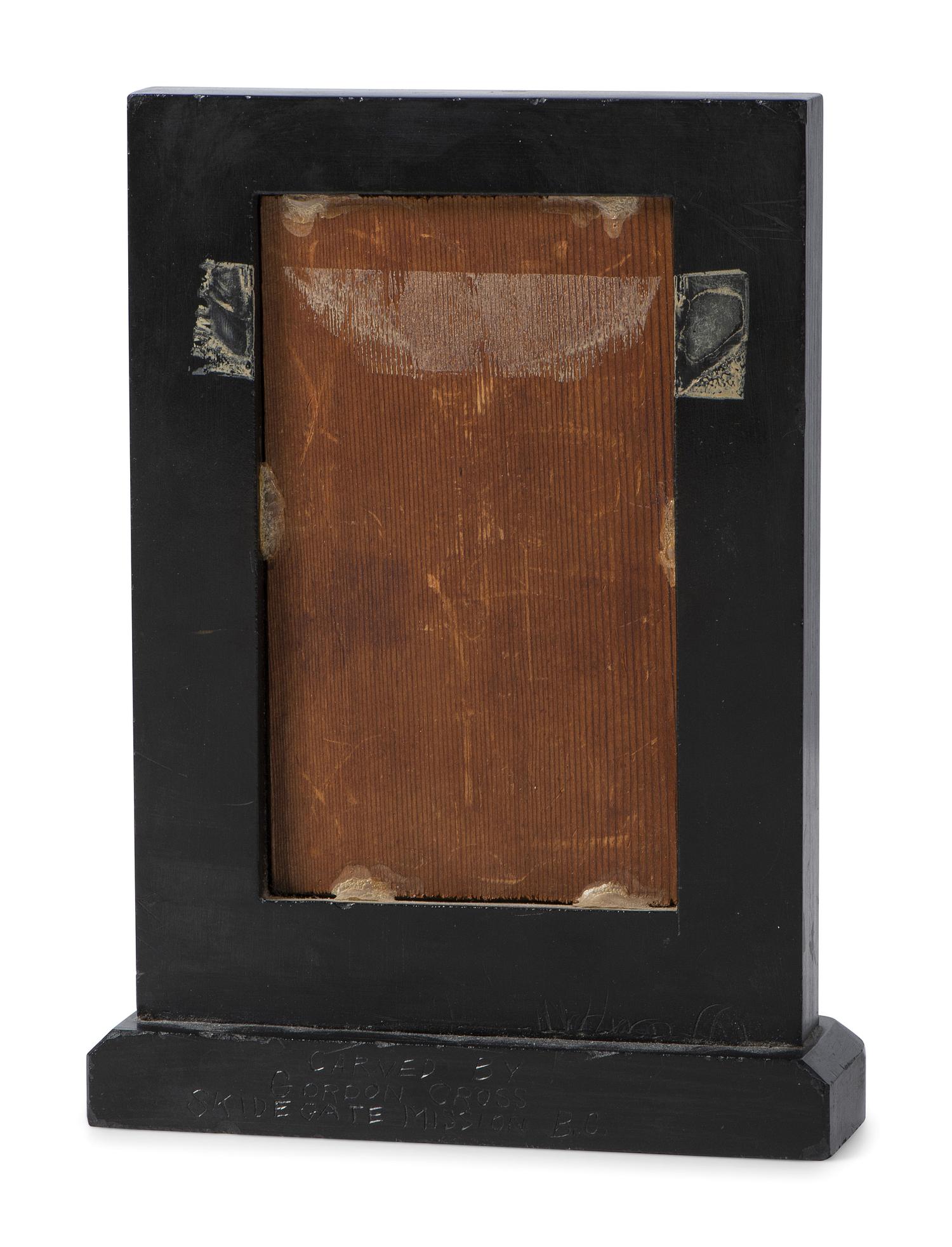 Carved Argillite Picture Frame
