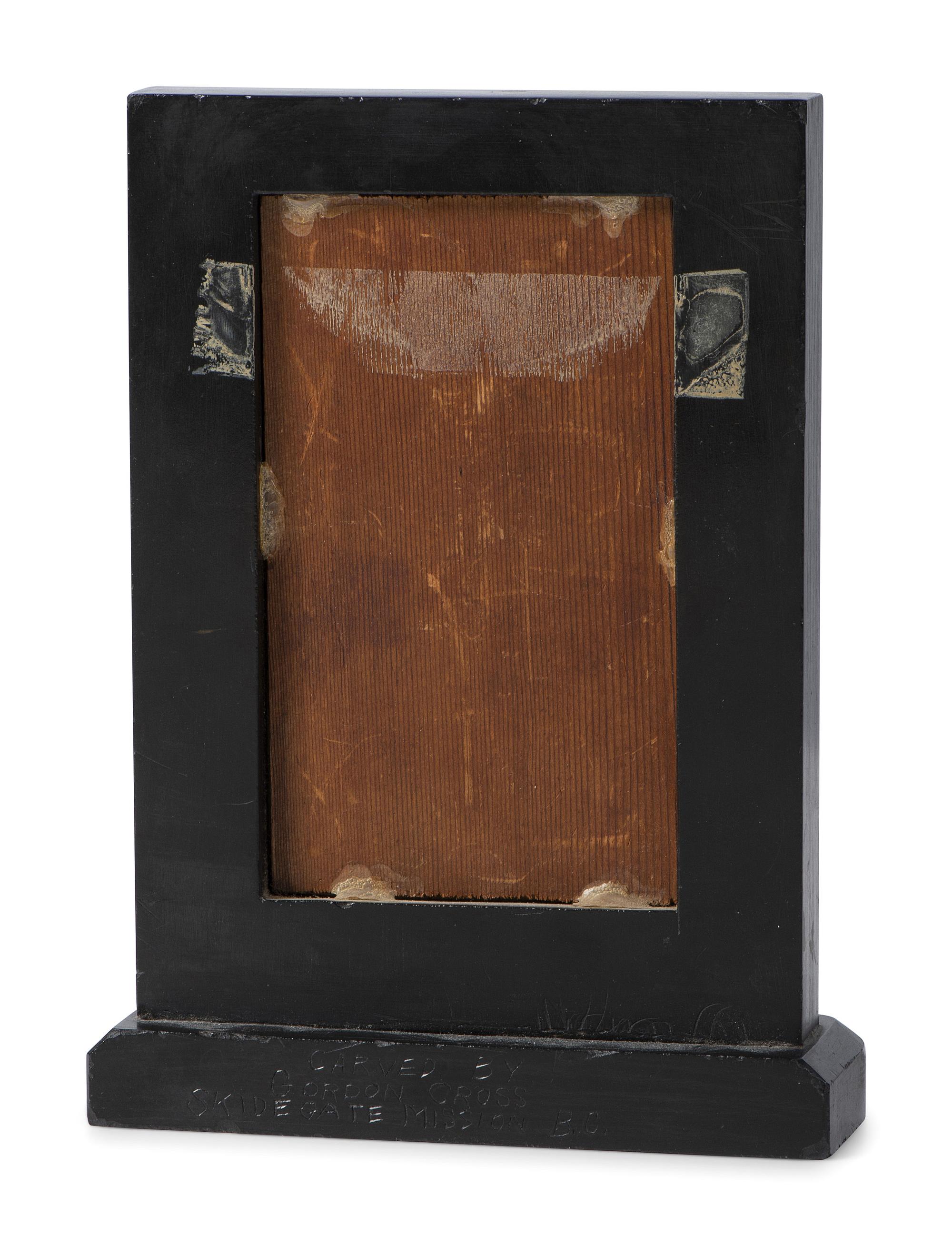 Carved Argillite Picture Frame