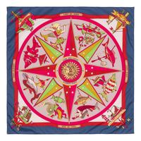 Four Hermès 70cm Cotton Scarf, 1990-2010s