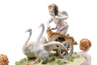 A Dresden Porcelain Figural Tureen