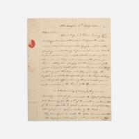 [Jefferson, Thomas] Mattoon, Ebenezer Group of 3 Autograph Letters, signed