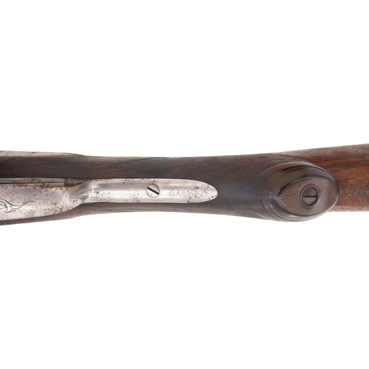 **Baker Gun Co. Batavia SxS Hammerless Shotgun with Krupp Steel Barrels