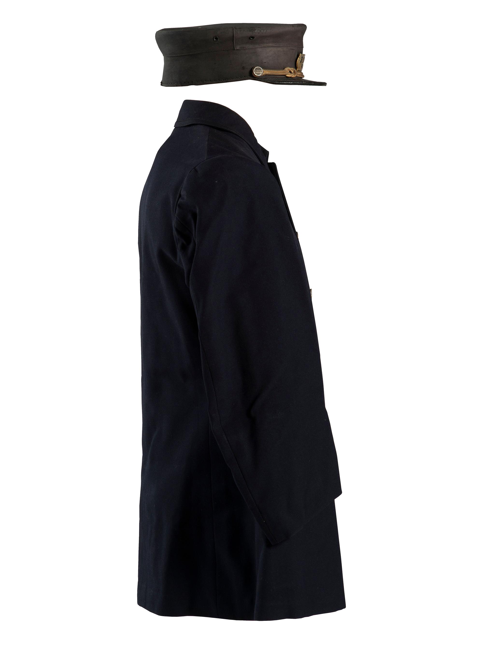 [OCCUPATIONAL]. Pullman Porter uniform jacket and hat.