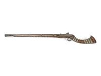 A Highly Decorated Afghan Jezail Rifle with an East India Company Flint Lock