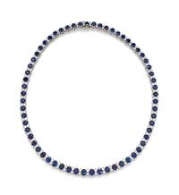 A Platinum, Sapphire and Diamond Necklace,