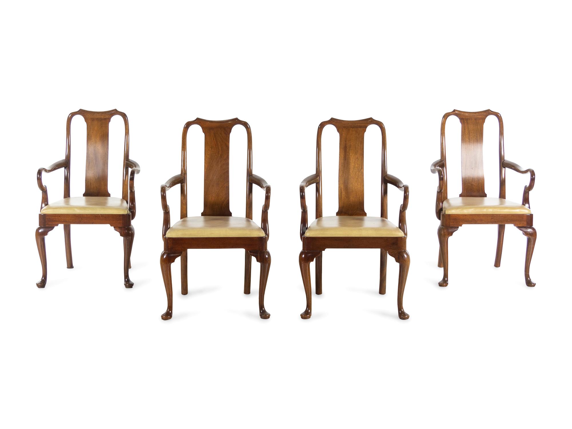 A Set of Four Kittinger Old Dominion Chairs in the Queen Anne Taste