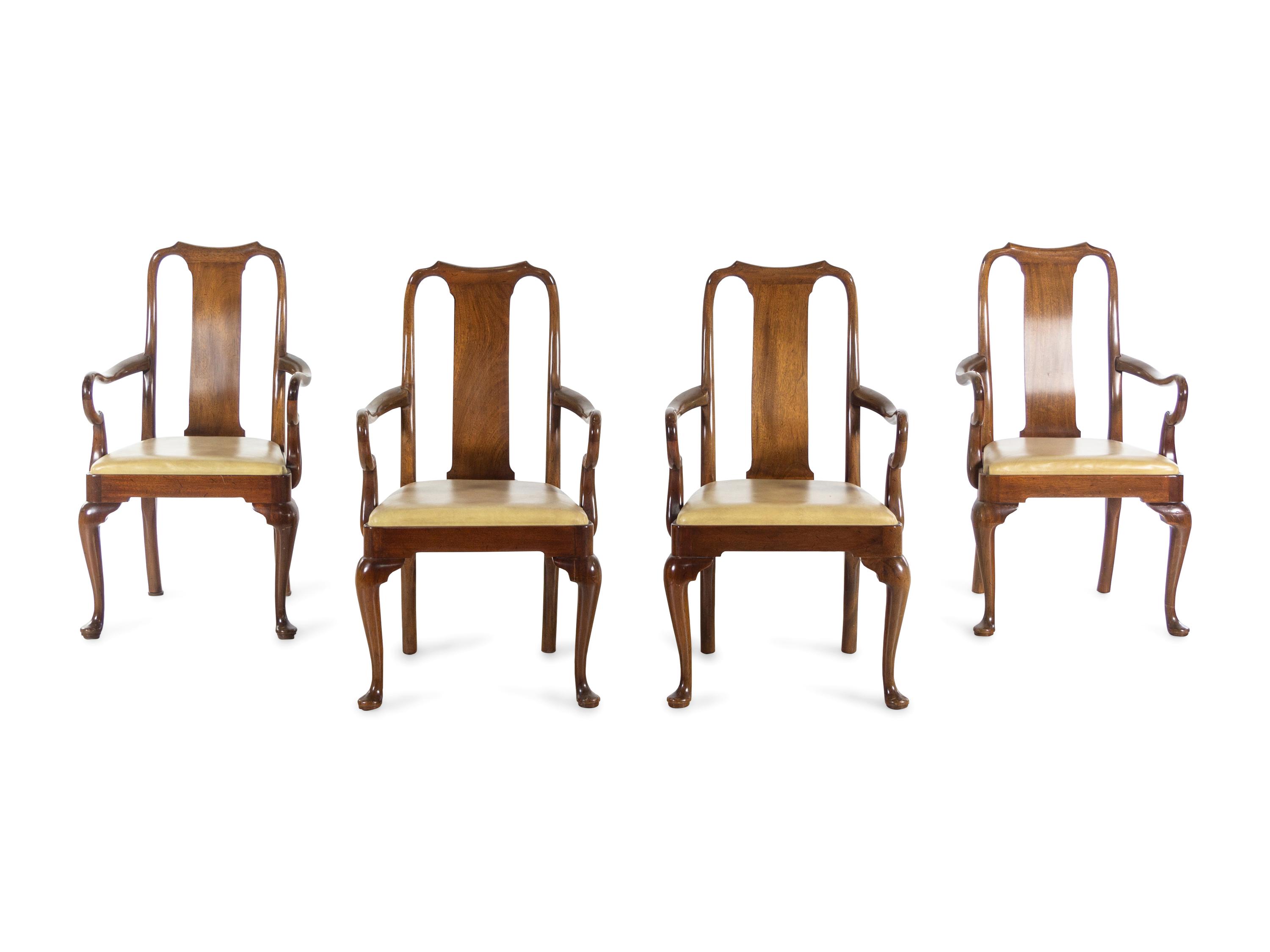 A Set of Four Kittinger Old Dominion Chairs in the Queen Anne Taste