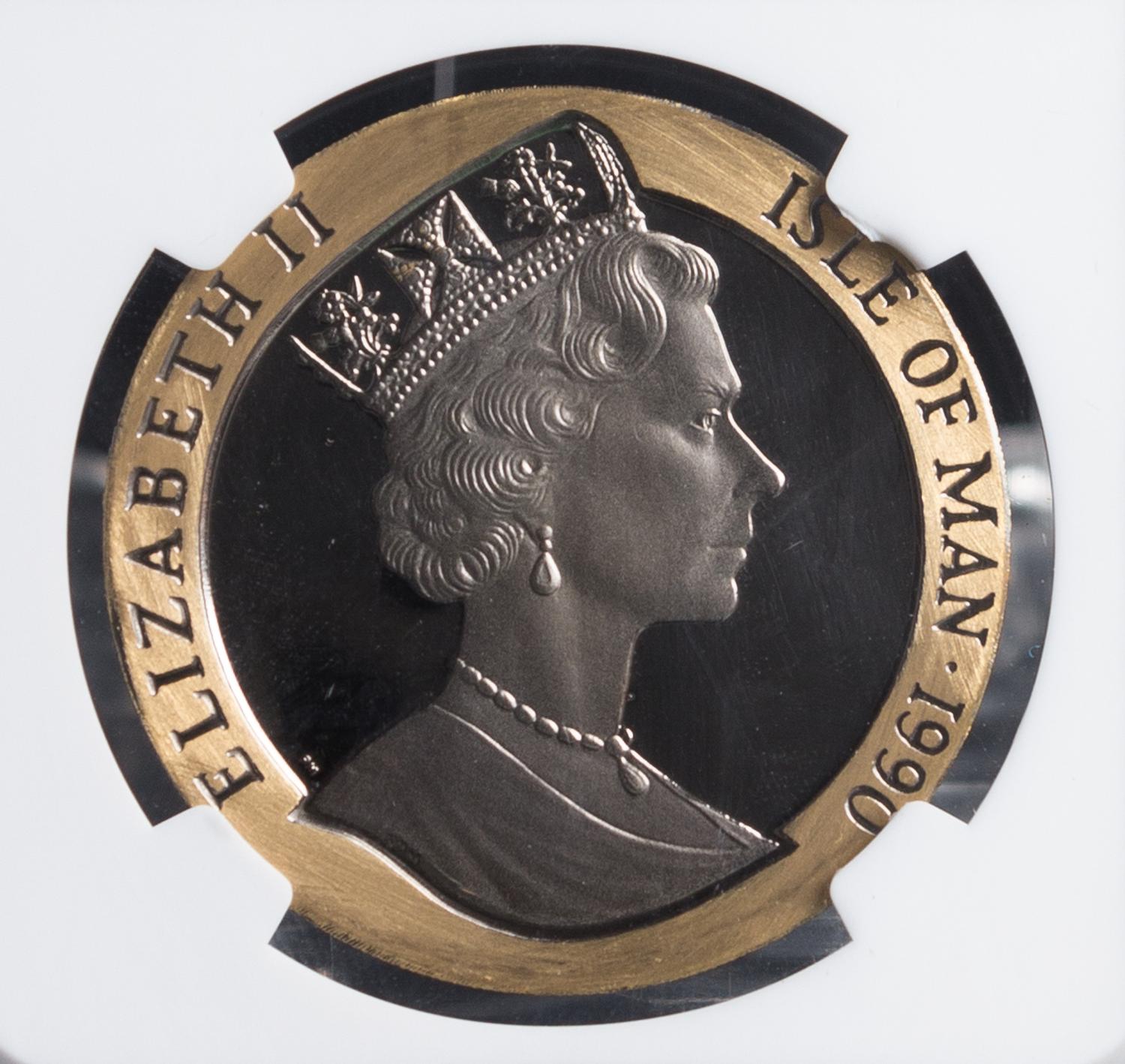 A Pobjoy Mint 1990 Penny Black Sesquicentennial Commemorative Gold Crown Round