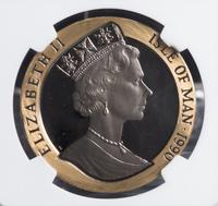 A Pobjoy Mint 1990 Penny Black Sesquicentennial Commemorative Gold Crown Round