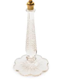 A Pair of Edwardian Brass Mounted Cut-Glass Candlesticks