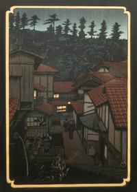 Eight Japanese Woodblock Prints
