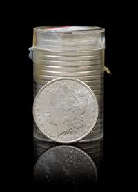 A Group of Twenty United States 1886 Morgan Silver Dollars