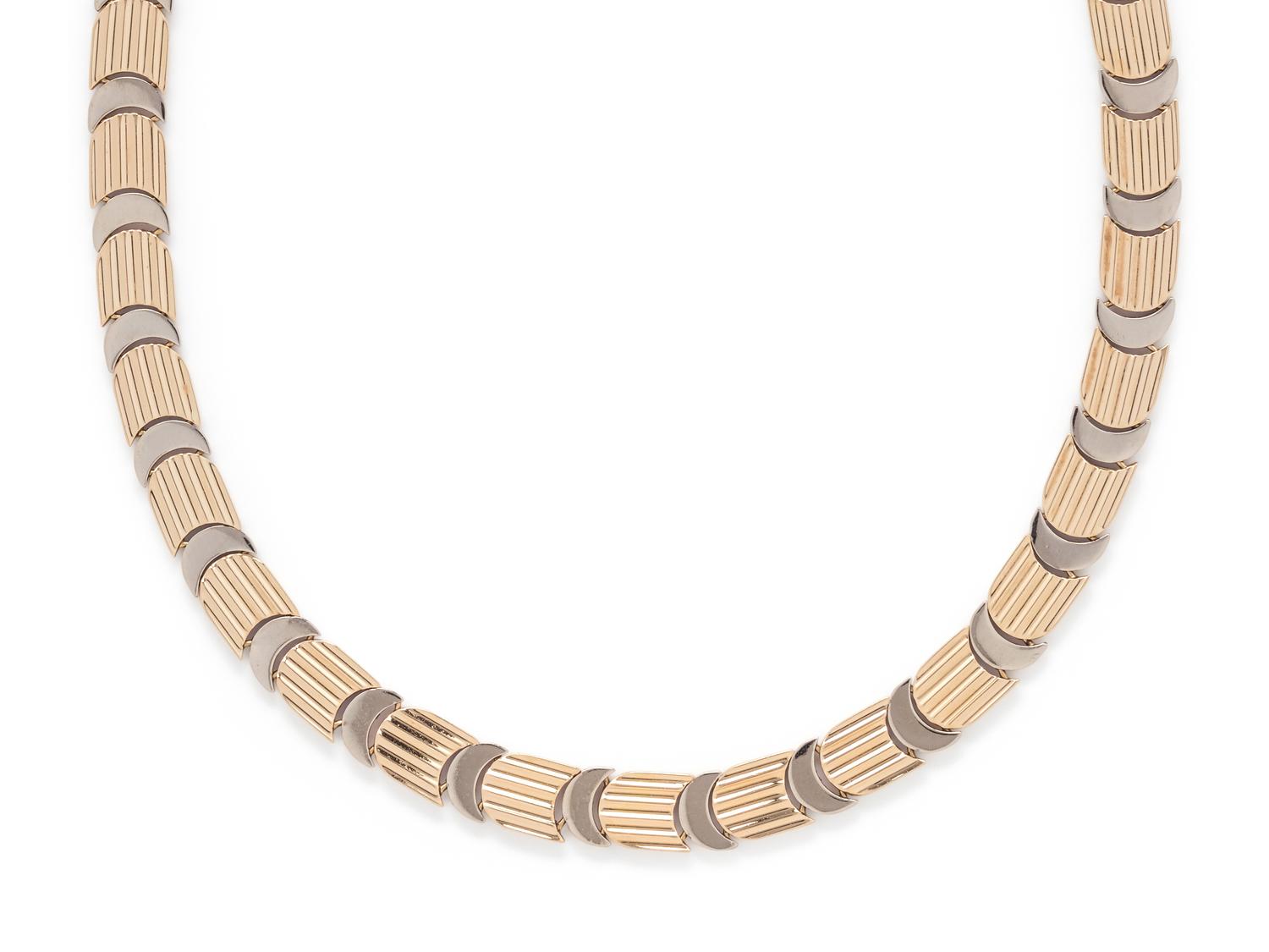 BICOLOR GOLD NECKLACE
