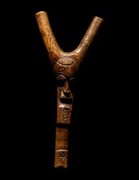 Six African Wood Slingshots