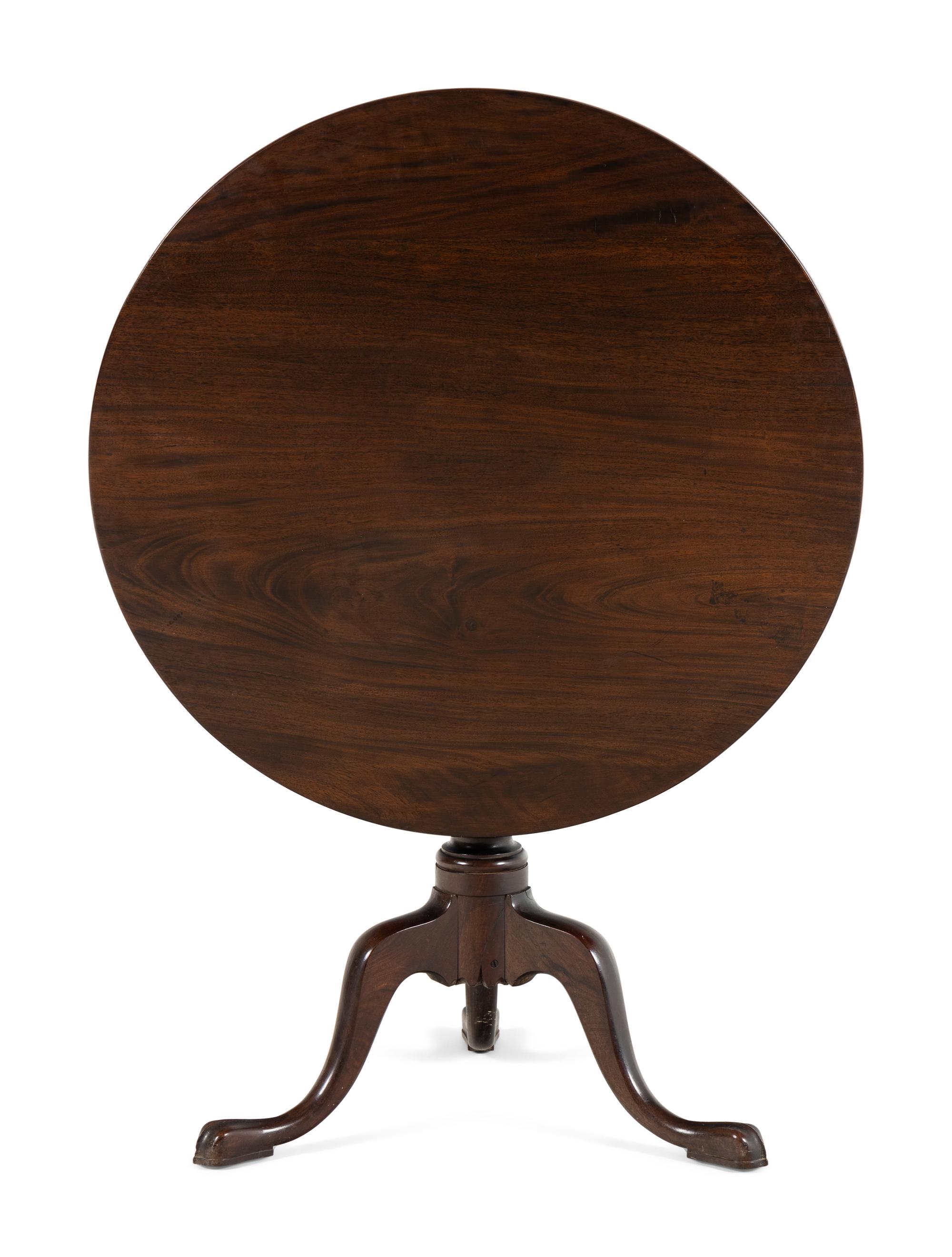 A George III Mahogany Tea Table