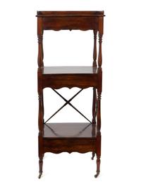 A Regency Rosewood Three Tier Etagere — 19TH CENTURY