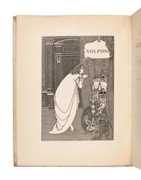 [ILLUSTRATED BOOKS]. BEARDSLEY, Aubrey Vincent (1872-1898), Illustrator. -- JONSON, Ben (1572-1637). Volpone, or the Fox . New York: John Lane, 1898.