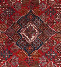 A Bakhtiari Wool Rug
