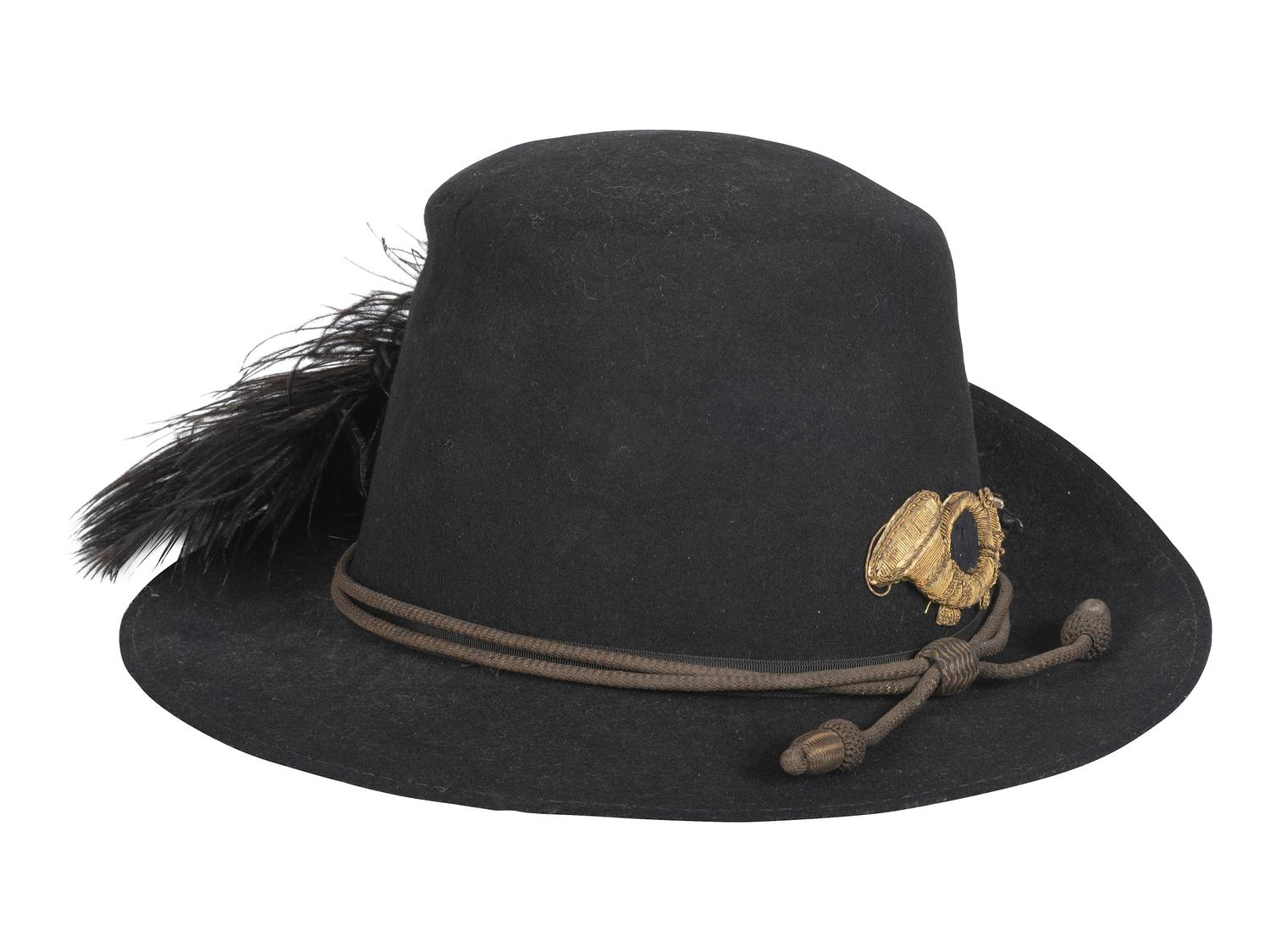 [CIVIL WAR]. Pattern 1858 officer's Hardee hat.