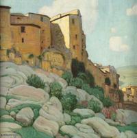 Landscape, Spain, Sepulveda , 1927