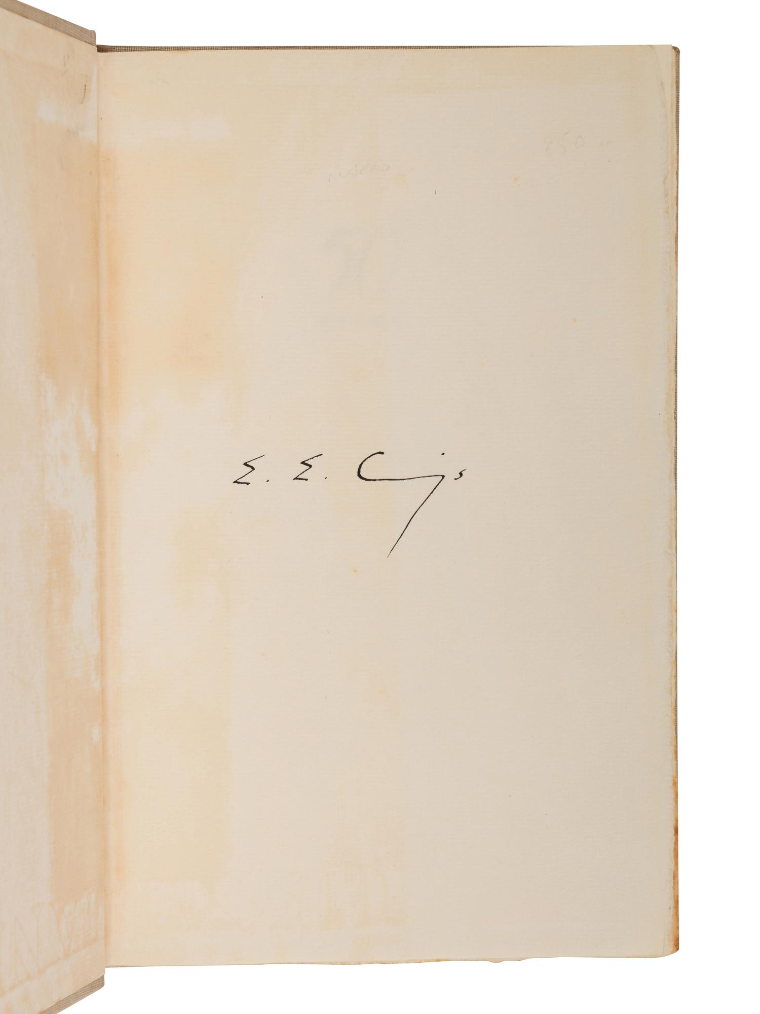 CUMMINGS, e.e. (1895-1962). 50 Poems . New York: Duell, Sloan and Pearce, 1940.