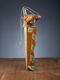 Umatilla Beaded Hide Doll Cradles