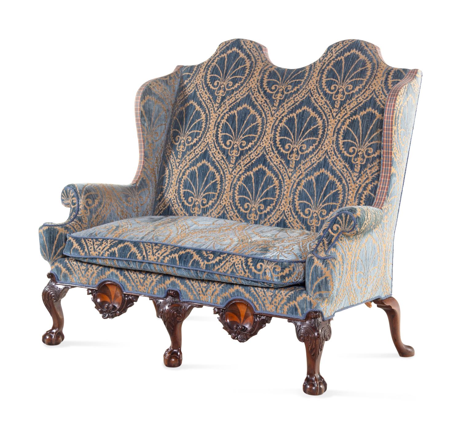 A George II Style Walnut Settee