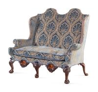 A George II Style Walnut Settee