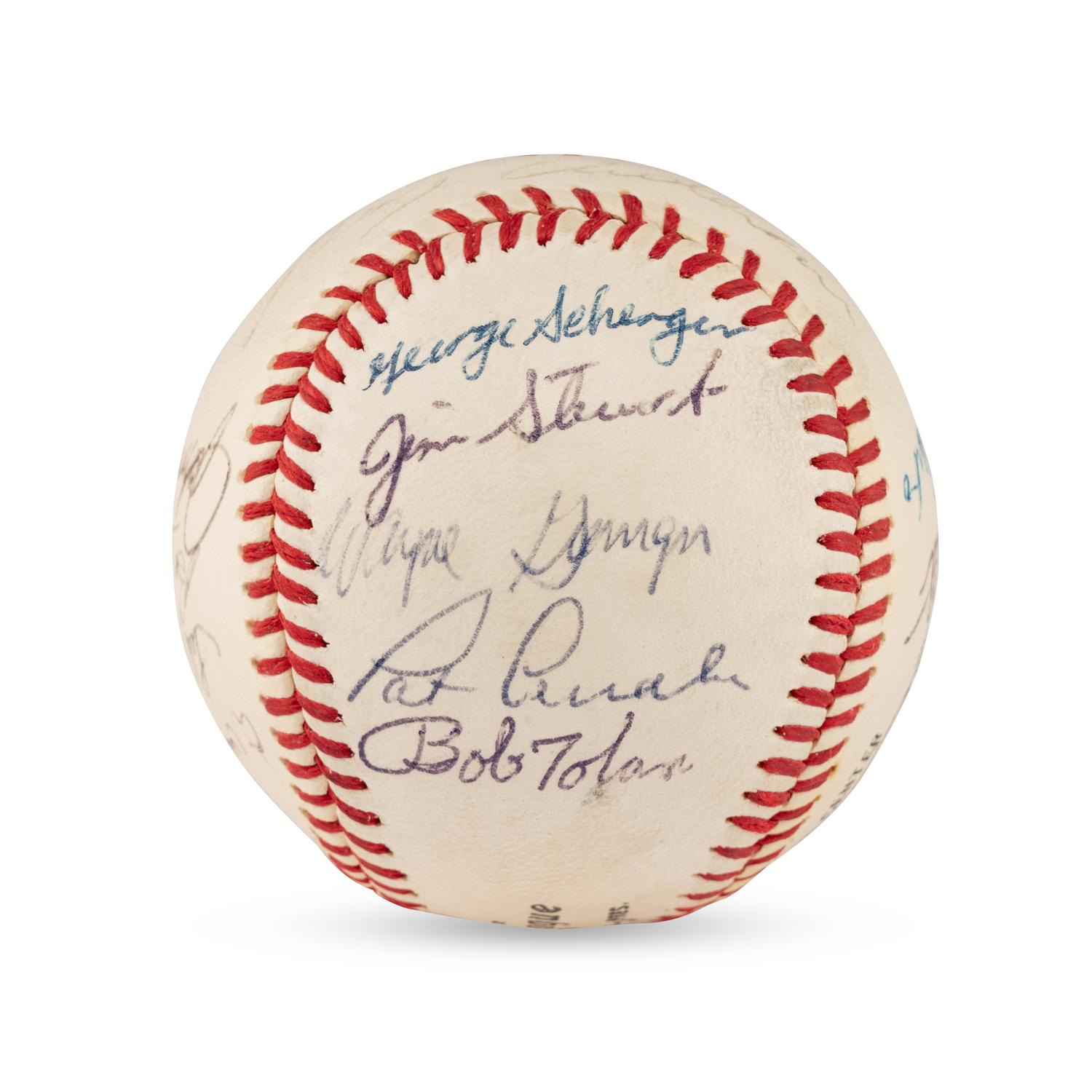 A 1970 Cincinnati Reds Team Signed Autograph Baseball