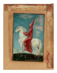 Untitled (Wizard on Wild Horse)
