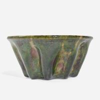 George Ohr (American, 1857-1918) Puzzle Mug and Mold, USA, circa 1898-1910