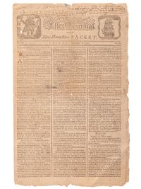 [American Revolution] T he Essex Journal and New Hampshire Packet, December 5, 1775