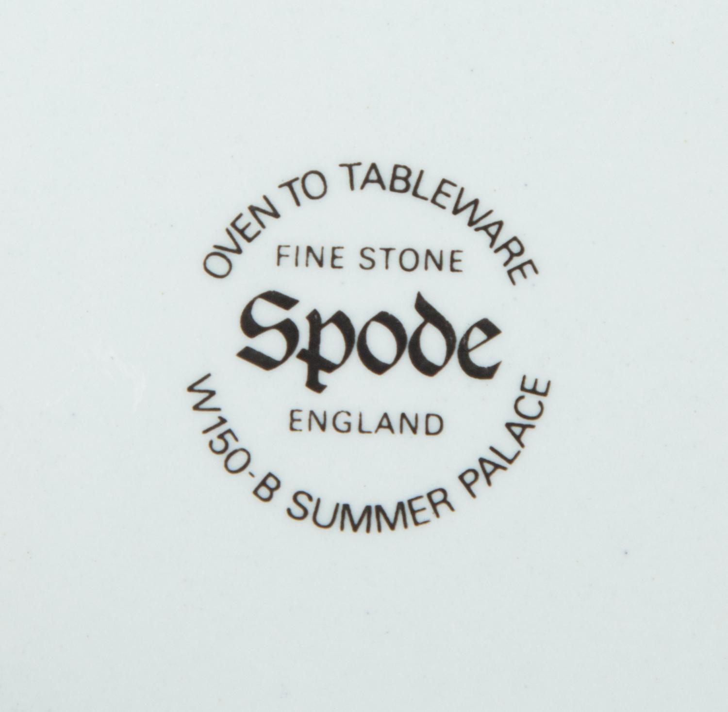 A Spode Porcelain Dinner Service