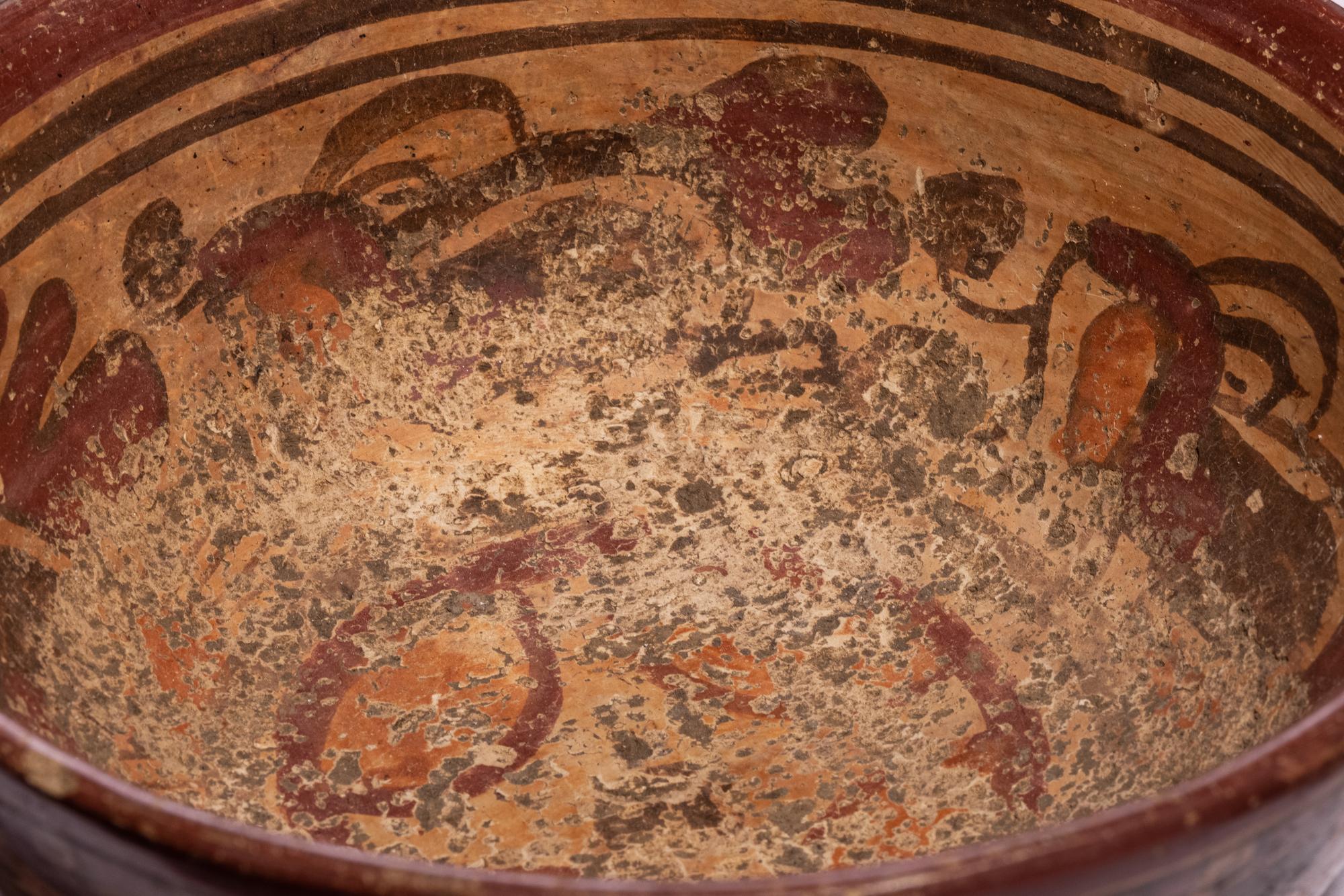 Nine Maya Painted Bowls