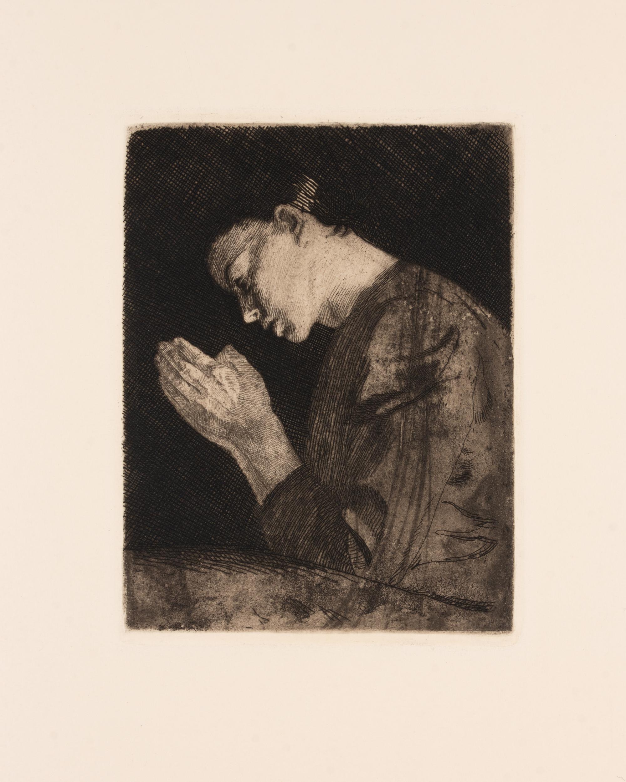 Zehn Original radierungen (complete portfolio of 10 in original pasteboard portfolio), 1892-1931