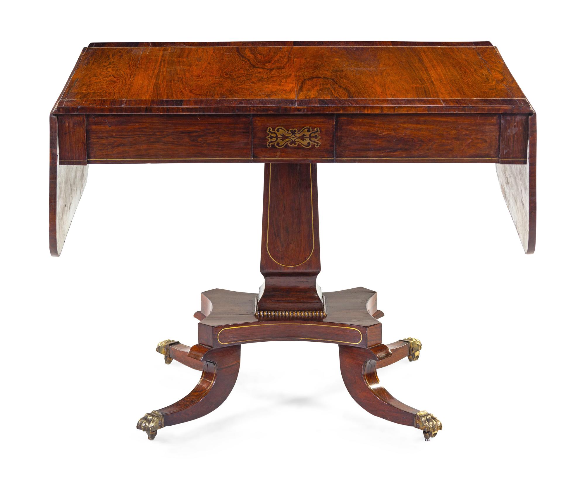 A Regency Mahogany Sofa Table