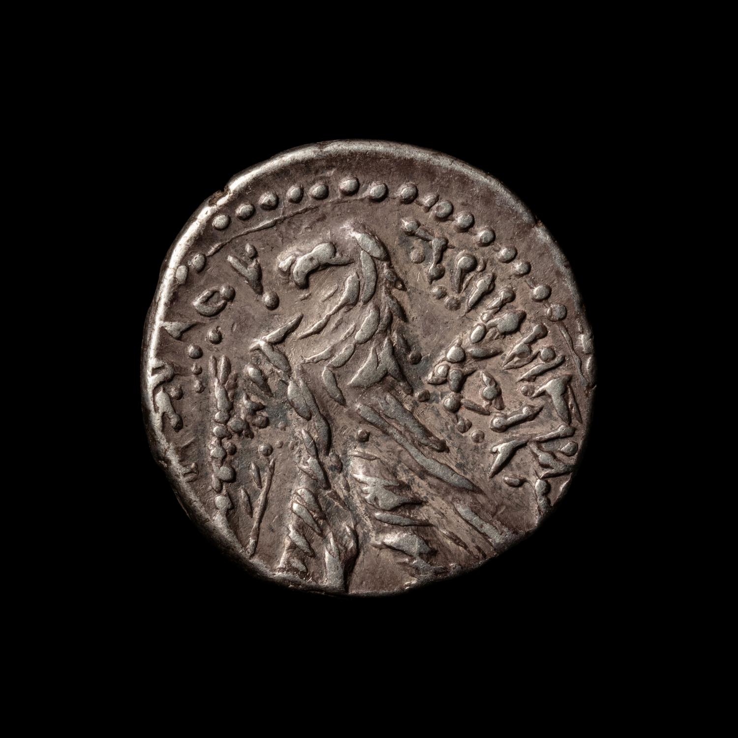 [ANCIENTS] JUDEA. Jerusalem. Herod the Great (c. 1 AD). Ar Half-Shekel: Tyre Type (7.1 g, 20mm).
