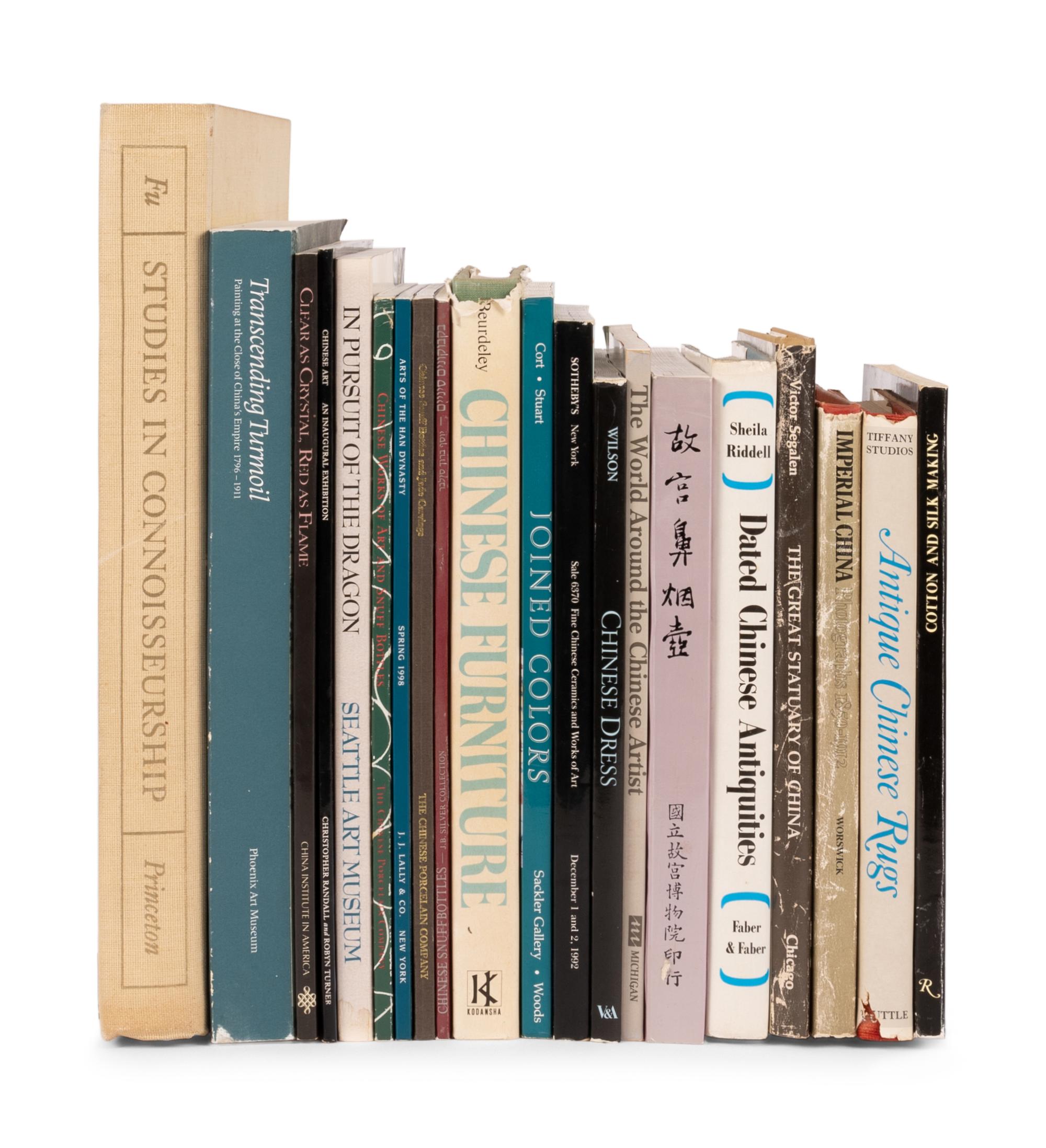 [CHINESE ART] A Group of reference books about Chinese Art, comprising: