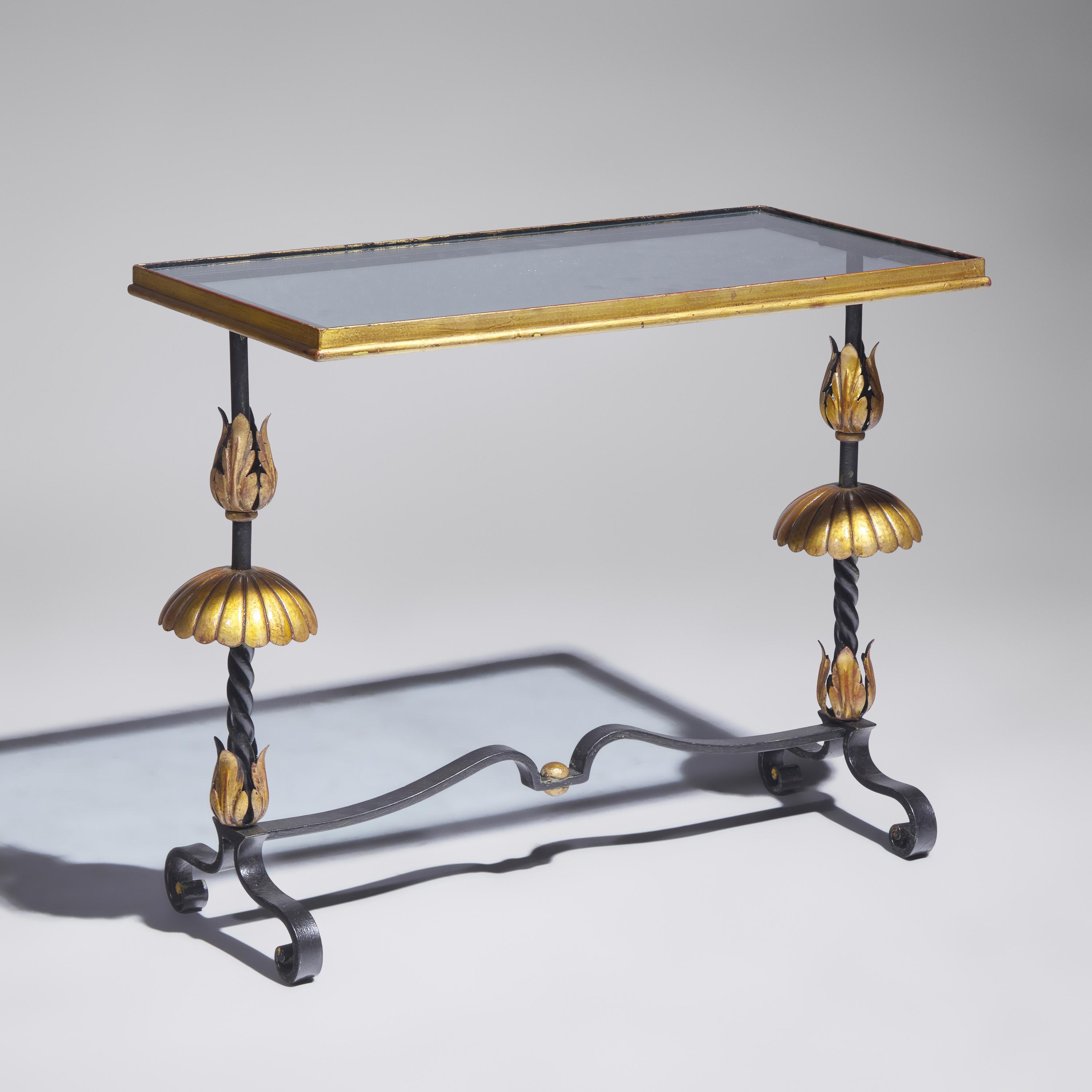 Gilbert Poillerat (French, 1902-1988) — French Forties Art Deco Coffee Table