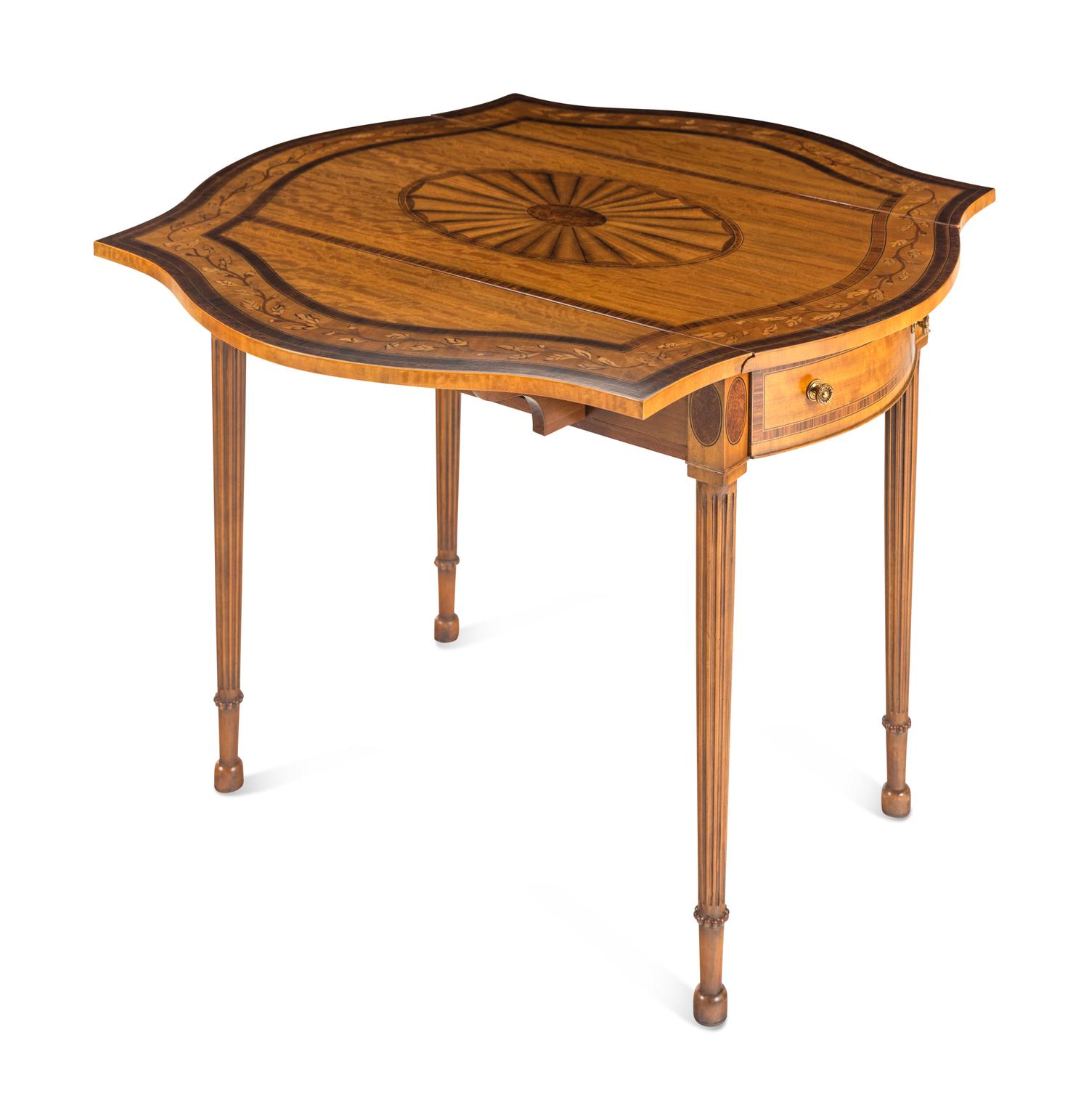 A George III Style Satinwood Pembroke Table