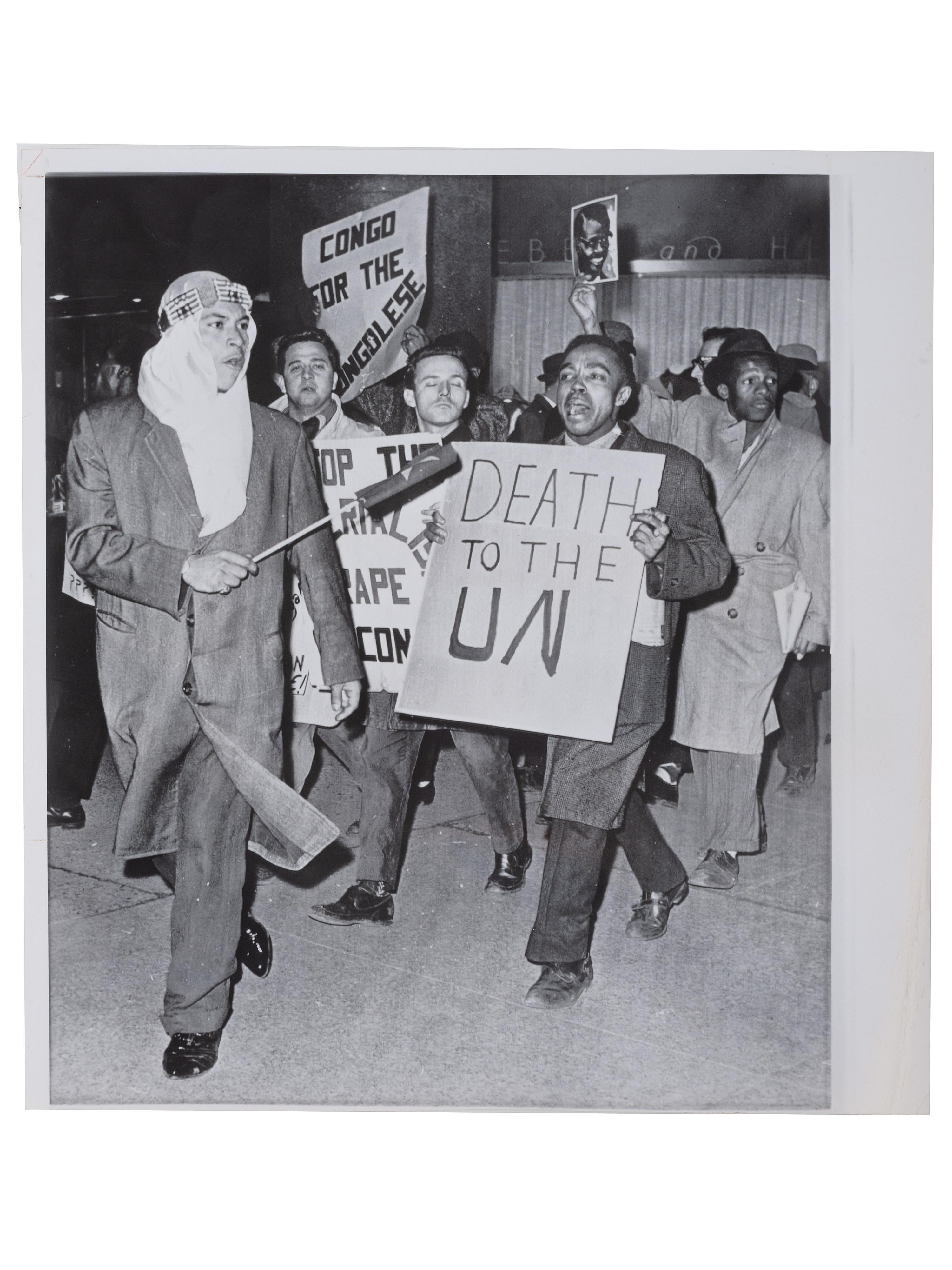 [AFRICA]. A group of 15 press photographs relating to leaders, events, and conflict in Africa. Ca 1930s-1960s.