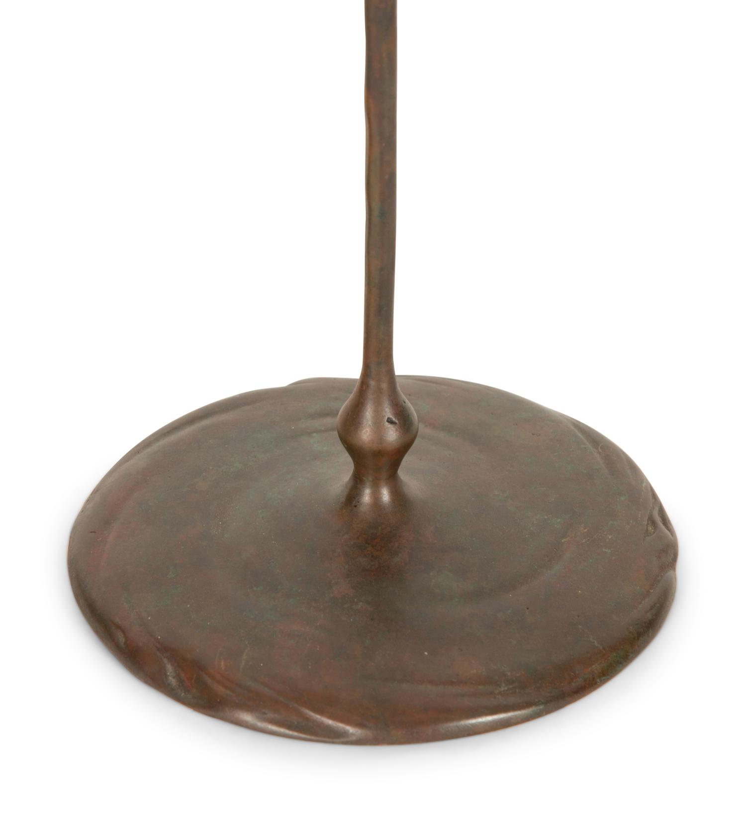 A Pair of Tiffany Studios Candlesticks