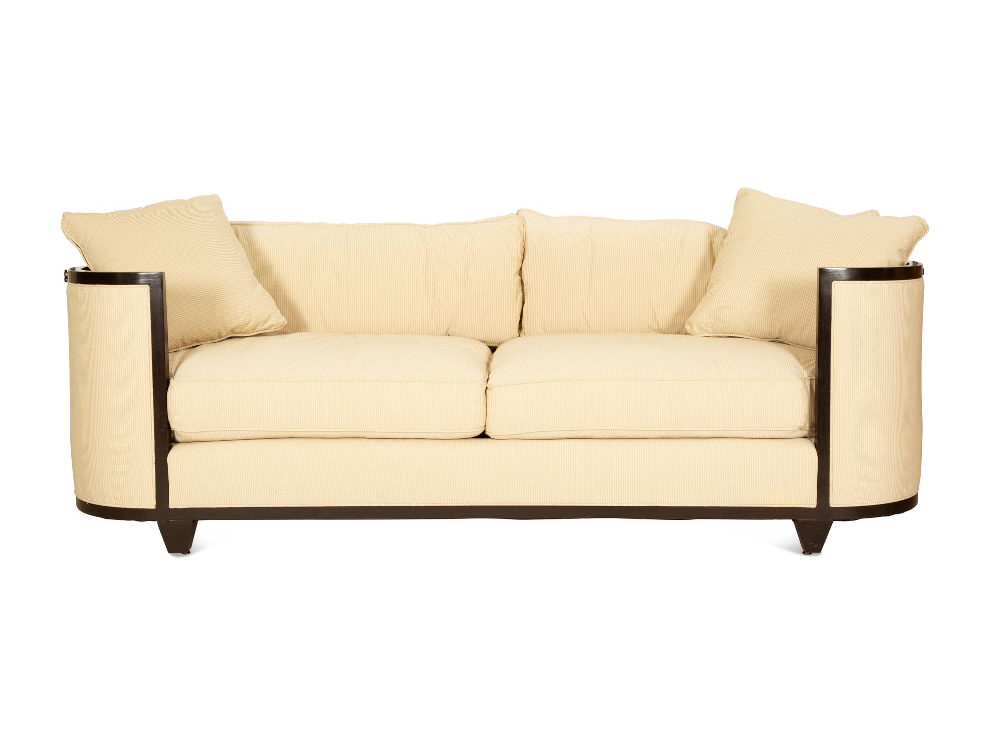 An Art Deco Style Upholstered Sofa — 20TH/21ST CENTURY
