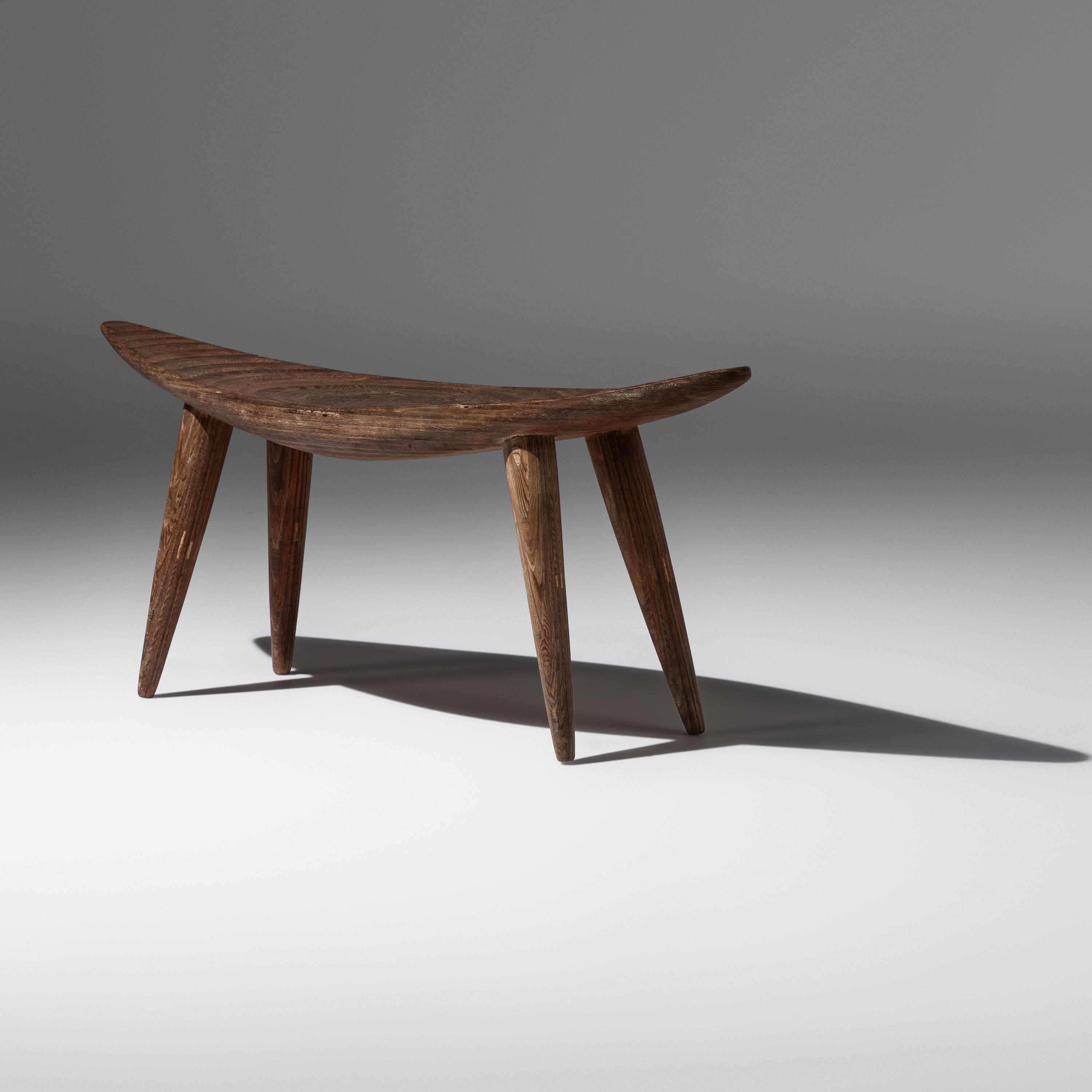 John Risley (American, 1919–2001) — Curved Plywood Bench