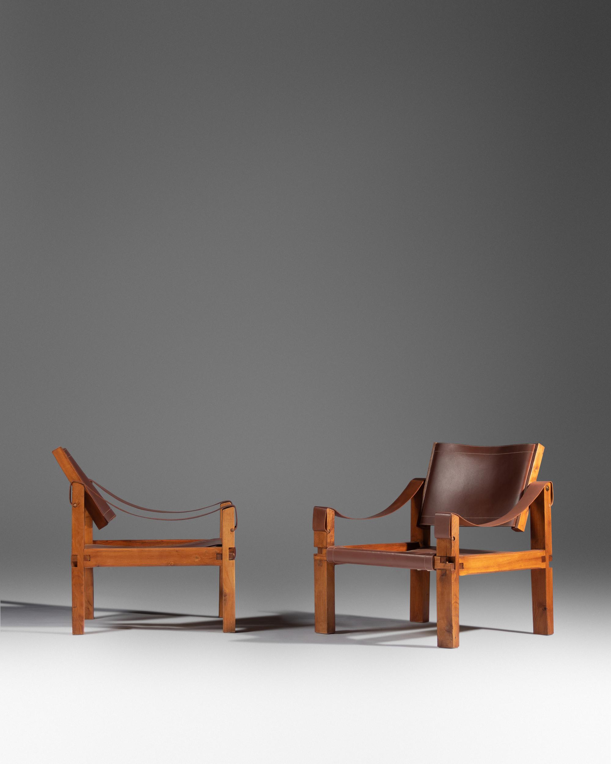 Pair of Lounge Chairs, model S10, Meubles Chapo, France