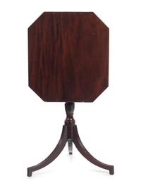 A Regency Style Mahogany Candle Stand