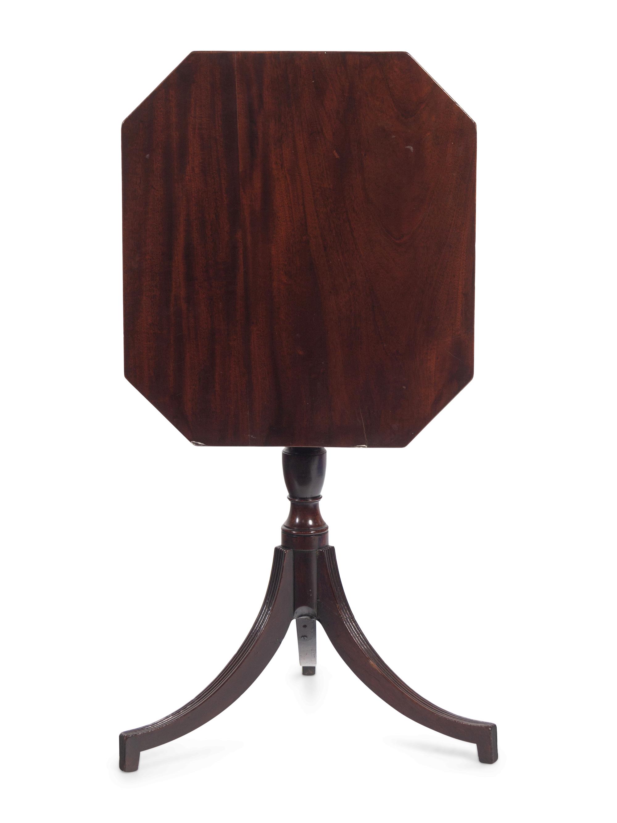 A Regency Style Mahogany Candle Stand