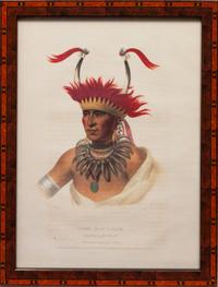 Nine Portraits, from Indian Tribes of North America , 1836-1838