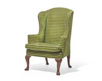 A George I walnut easy chair, circa 1710