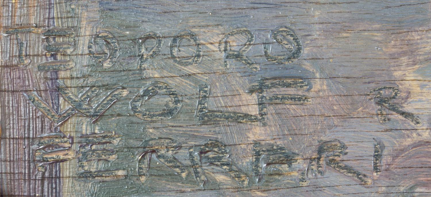 Teodoro Wolf Ferrari, (Italian, 1878-1945), Italian Canal and Villagers